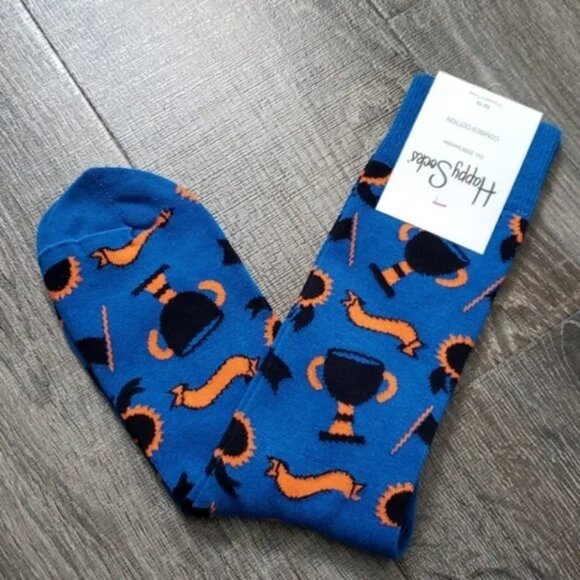 Happy Socks combed cotton "trophy" Socks - Picture 1 of 2